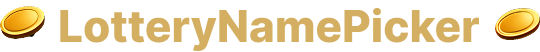 Lottery Name Picker